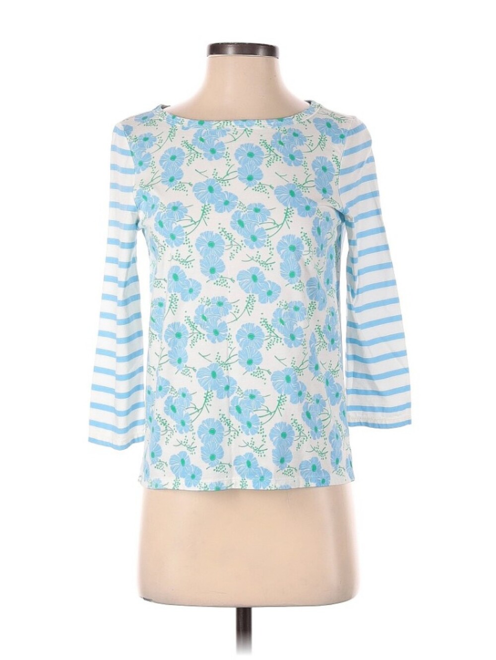 Draper James Cotton 3/4 Tee In Xs